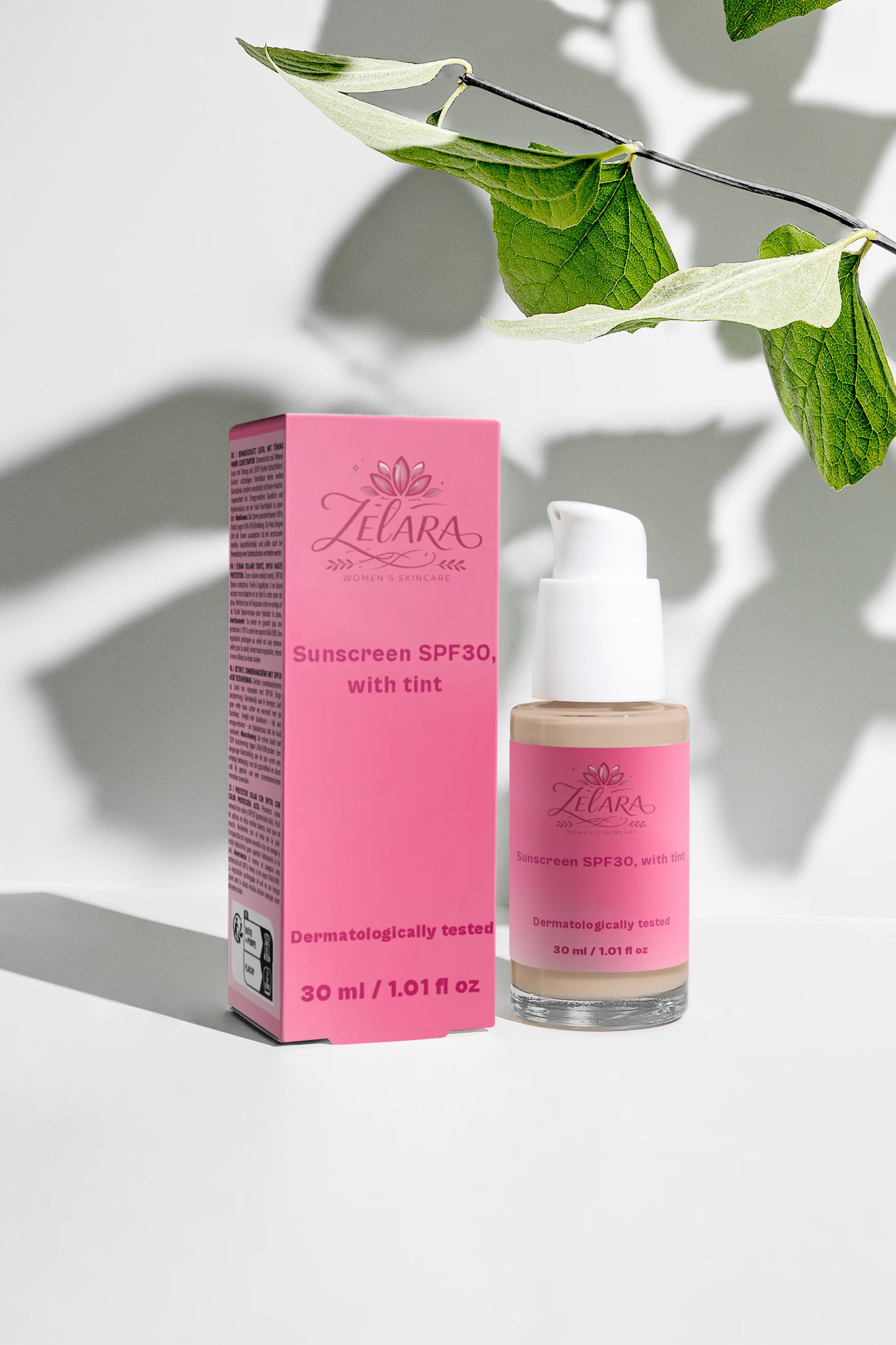 Sunscreen SPF30, with tint