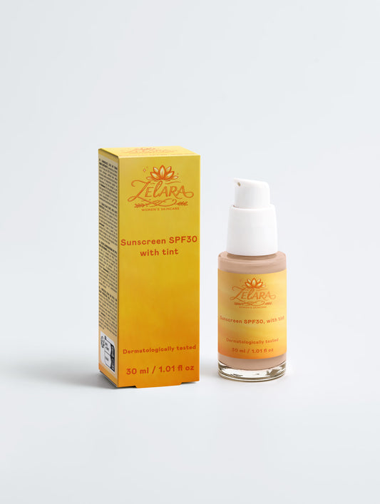 Sunscreen SPF30, with tint